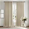 MIULEE Tende Velluto Beige Chiaro per Interni Tenda Moderne, Eleganti Tenda per Camera da Letto Salotto e Soggiorno, 2 Pezzi Tende Oscuranti Termiche per Interni Velluto con Occhielli L 200 x A 260 CM