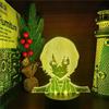 KJsdaADSA BUNGOU STRAY DOGS DAZAI 3D LED Anime Night Lights Lampada Cambia colore Lampara per regalo di compleanno 7 colori