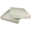 NEUSER PAPIER 2 scatole regalo quadrate di colore grigio, 24 x 24 x 4 cm, scatola portaoggetti con coperchio, ideale come scatola fotografica e confezione regalo