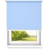 time4blinds Tenda a rullo a scomparsa, montaggio a parete o a soffitto, grande, ø 32, supporto in acciaio, semi-oscurante, colore Cielo Blu, 1200x1800mm