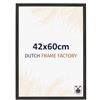 Dutch Frame Factory - Cornice 42x60 cm - Nero Opaco - Cornice per foto in MDF con vetro plastico Antiriflesso - Cornice portafoto 42x60 cm - Benno
