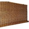 FENGSHOUU Tende a Rullo in Canna,Tapparella a Carrucola in Bamboo,Premium Retrò Avvolgibile in Reed,Protezione Solare,Impermeabile,Tenda Oscuranti per Domestico,Interno,Esterno,Multi-size(100x250cm/39x99in)
