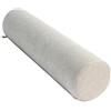 Yekuhe Cuscino Cilindrico Memory Foam Personalizzabile - Federa Rimovibile e Lavabile con Cerniera per Sostegno Cervicale(Beige scuro,50x10cm)