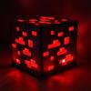 PixelLumens Lampada LED Cubo Pixel Miner RedSto - Luce Notturna Rossa per Gamer - Design a Blocchi Luminosi per Cameretta e Postazione Gaming - Idea Regalo Appassionati Videogiochi (Rosso)