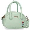 Disney Joumma Disney Luxe Minnie Borsa a Tracolla Verde Turchese 19x13x8 cm PU e Poliestere