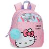 Hello Kitty Sanrio Hello Kitty Bows Zaino per l'Asilo Rosa 19x26x10 cm PVC