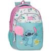 Disney Joumma Stitch Little Destruction Zaino Scolastico 15.6 Inches Verde Turchese 28x42x14 cm PVC 16.46L