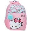 Hello Kitty Pepe Jeans Sanrio Hello Kitty Bows Zaino Scolastico 15.6 Inches Rosa 28x42x14 cm PVC