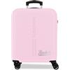 Reebok Monroe Rosa Chiaro Valigia da Cabina 40x55x20 cm Rigido ABS Lucchetto a Combinazione Integrato 37L 2.6kg 4 Doppie Ruote Bagaglio a Mano di Joumma Bags