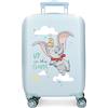 Disney Joumma Classics Blu Valigia da Cabina 33x50x20 cm Rigido ABS Lucchetto a Combinazione Laterale 28L 2.2kg 4 Doppie Ruote Bagaglio a Mano