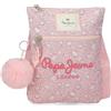 Pepe Jeans MIA Borsa a Tracolla Plana Rosa Claro 20x24x1 cm Poliestere di Joumma Bags