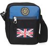 Pepe Jeans Henry Borsa a Tracolla Nero 17x21x7 cm Poliestere 2,5L di Joumma Bags