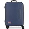 Pepe Jeans Arwin Medium Blu Navy Valigia 48x68x27 cm Rigido ABS Combination Closure 72L 3.48kg 4 Doppie Ruote Estensibile di Joumma Bags