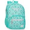 Pepe Jeans Sun Zaino Doppio Scomparto Adattabile al Trolley 10.5 Inches Verde Turchese 32x44x22 cm Poliestere 30.98L di Joumma Bags