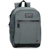 Pepe Jeans Aiden zaini casual, antracite e cammello, con vano porta computer, vari scomparti, realizzati in poliestere con dettagli in pelle sintetica, Joumma Bags