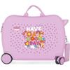 Movom Good Day Viola Valigia per Bambini 50x38x20 cm Rigido ABS Lucchetto a Combinazione Laterale 34L 2.1kg 4 Ruote