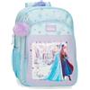 Disney Joumma Frozen In This Together Mochila Escolar Adaptable a Carro Lila 30x40x13 cm Poliestere 15,6L