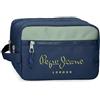 Pepe Jeans Arwyn Neceser Dos Compartimentos Adaptable Marino 26x16x12 cm Poliestere 4,99L di Joumma Bags