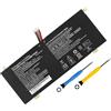 K KYUER 4588105-2S 40071698 Laptop Batteria per Toshiba Dynabook Satellite Pro C50-E C50-G C50-H C50-J C50D-B C40-G C40-H C40-J Medion Akoya E15403 Series MSN 30027586 30026724 30026727 40072215