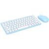 TYTOGE Combo Tastiera e Mouse Wireless, 78 Tasti Sottili da 2,4 GHz con Design a Prova di Schizzi e Tasti Anti-sbiadimento, per PC e Laptop