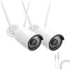 Reolink 5MP Telecamera Wi-Fi Esterno con WiFi 2,4/5 GHz RLC-510WAx2+Cavo di Prolunga di Alimentazione da 4,5m, IP Camera con Rilevamento di Persone/Veicoli/Pet, Visione Notturna a Infrarossi