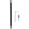 Shntig Asta stabilizzatrice per fotocamera da 14 mm Vite bloccaggio in acciaio inossidabile Attacco filettato da 1/4 pollice regolabile per asta prolunga stabilizzatore per fotocamera fotografica