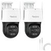 Reolink 4K PTZ Telecamera WiFi Esterno a Doppio Obiettivo 2XTrackMix WiFi+Cavo di Prolunga di Alimentazione da 4,5m, 355°Pan/90°Tilt, Zoom Ibrido 6X, Rilevamento Persona/Veicolo/Animale, Auto-tracking