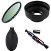 AFGRAPHIC Kit per obiettivo della fotocamera, 58 mm, filtro UV MRC HD, 3 fasi, pieghevole, penna per la pulizia del paraluce per Fujifilm X-T1, X-T1 IR, X-T2 con obiettivo FUJIFILM XF 23 mm f/1.4 R LM WR