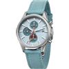 Berny, orologio cronografo da uomo, al quarzo, impermeabile fino a 50 m, con quadrante analogico, orologio da polso multifunzione con cronometro, vetro in zaffiro AR, Blu, Blu, Cinturino