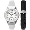 Timex Orologio da donna Easy Reader 25mm Data, Conico argento/Nero, Classico
