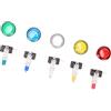 TARSHYRY Interruttore a Pulsante per Giochi Illuminato a LED da 32 Mm per Gamepad Fai-da-te, Set di Pulsanti Illuminati a 5 Colori per Giochi di Macchine