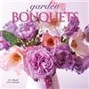 Graphique Calendario da parete mini, motivo Garden Bouquets 2024, 17,8 x 17,8 cm, carta spessa, organizer per casa e ufficio, ampia griglia mensile, 3 lingue e festività, pagina di anteprima di 4 mesi
