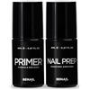 Benail Professional Primer Gel Unghie Acid Free + Nail Prep delicato per gel unghie ricostruzione, preparatori unghie gel ricostruzione, smalto semipermanente, polygel e acrygel flaconi da 8 ml.