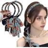 RUKAN Fascia per Capelli Donna, 3 Pezzi Capelli Donna Stampa Accessori, Elastiche Vintage Style, Boho Fasce Elastiche Accessori per yoga, sport, multicolore