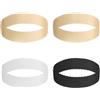 TRKETK 4 Pezzi Fascia per Parrucca in Silicone Regolabile Antiscivolo Fascia Elastica Resistente al Sudore Capelli per Donna Uomo Accessori Per Tenere la Parruccas in Posizione