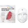 Generic Mascherina per il viso a LED, dispositivo per la cura della bellezza con luce blu, maschera facciale senza fili multicolore per donne, bellezza, ringiovanimento, lifting, illuminante della pelle, spa