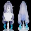 UTIEHD Parrucca da cosplay Honkai Star Rail per personaggi per eventi di cosplay, Mostre di anime, Feste e Halloween (Silver Wolf LV.999)
