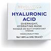 Revolution Beauty London Revolution Skincare London, Acido ialuronico, Maschera idratante per la notte, Maschera per il viso, 50ml