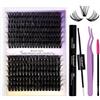 WENDY LASHES Kit Ciuffetti Ciglia Fai Da Te C Curl 0,07mm Mix 16-20mm 60D/80D
