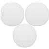 CTIRCHIU 3 Filtri di Ricambio per Aspiratore Unghie Circolari 12cm Filtro Riutilizzabile per Collettore Polvere Manicure Accessori per Saloni e Uso Domestico