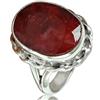 CELCIA JEWELRY Natural Ruby Gemstone Ring 925 Sterling Silver Handmade Jewelry for Women Birthstone Size 5