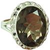 CELCIA JEWELRY Smoky Quartz Natural Gemstone Oval Ring, Designing Handmade Fine Jewelry for Women, Dainty Ring, Promise Solitaire Friendship Christmas Day Gifts Ring (smoky-quartz, Size 10.5)