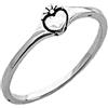 CELCIA JEWELRY Solido 925 Sterling Silver Tiny Heart Ring, Dainty Ring, Claddagh Ring, Amazing Delicate Ring, Love Ring, Boho Bohemian Ring, Minimalista Ring, Mothers Day Ring