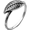 CELCIA JEWELRY Solid 925 Sterling Silver One Leaf Ring, Dainty Ring, Classic Ring, Tree Ring, Boho Bohemian Ring, Anello metafisico, Anello minimalista, Regali per la festa della mamma
