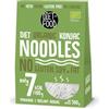 Diet-Food Nouilles Shirataki Bio - Nouilles Konjac Faible en Glucides - Nourriture Vegan Faible en Calories, Sans Graisse, Sans Soja, Sans Gluten, Solubles dans l'Eau, Nouilles Diététiques, Faible en Calories 300 g