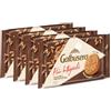 Generico 4X Galbusera Più Integrali Biscotti Frollini Integrali, 6 Monoporzioni da 55g, con Farine 100% Integrali, 11% di Fibre, Biscotti per Colazione e Merenda 330g