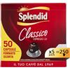 Generico Splendid - Capsule Caffè Espresso Classico - 250 Capsule in Alluminio - 5 Confezioni da 50 - Intensità 10 - Compatibili con Macchine Nespresso®* originali *