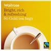 Waitrose - Bustine da tè dorate, confezione da 80