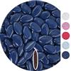 EinsSein 0,5kg Confetti cioccolato blu scuro matrimonio battesimo nascita comunione confettata cresima nascita confettis alla laurea decorazioni bimba bomboniere senza mandorla cuoricini confettis