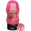 Diablo Salsa alla fragola Diablo senza zuccheri aggiunti - sciroppo dessert keto, senza glutine e a basso contenuto di carboidrati, topping dolce per pancake, waffle, gelato, caffè e dolci, 355 ml.